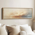 Panoramic Long Narrow Cloud Wall Art Large Framed Canvas