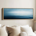 Long Horizontal Wall Art Above Bed Decor Tranquil Ocean