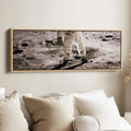 Astronaut Moon Walk Long Horizontal Wall Art
