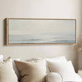 Minimal Ocean Horizon Above Soft Wall Art Statement Wall Decor Office