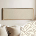 Minimalist Beige Organic Pattern Horizontal Wall Decor