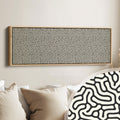 Minimalist Black Organic Pattern Horizontal Wall Art