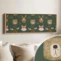Woodland Animals Narrow Kids Wall Decor