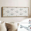 Horizontal Nursery Kids Room Wall Art