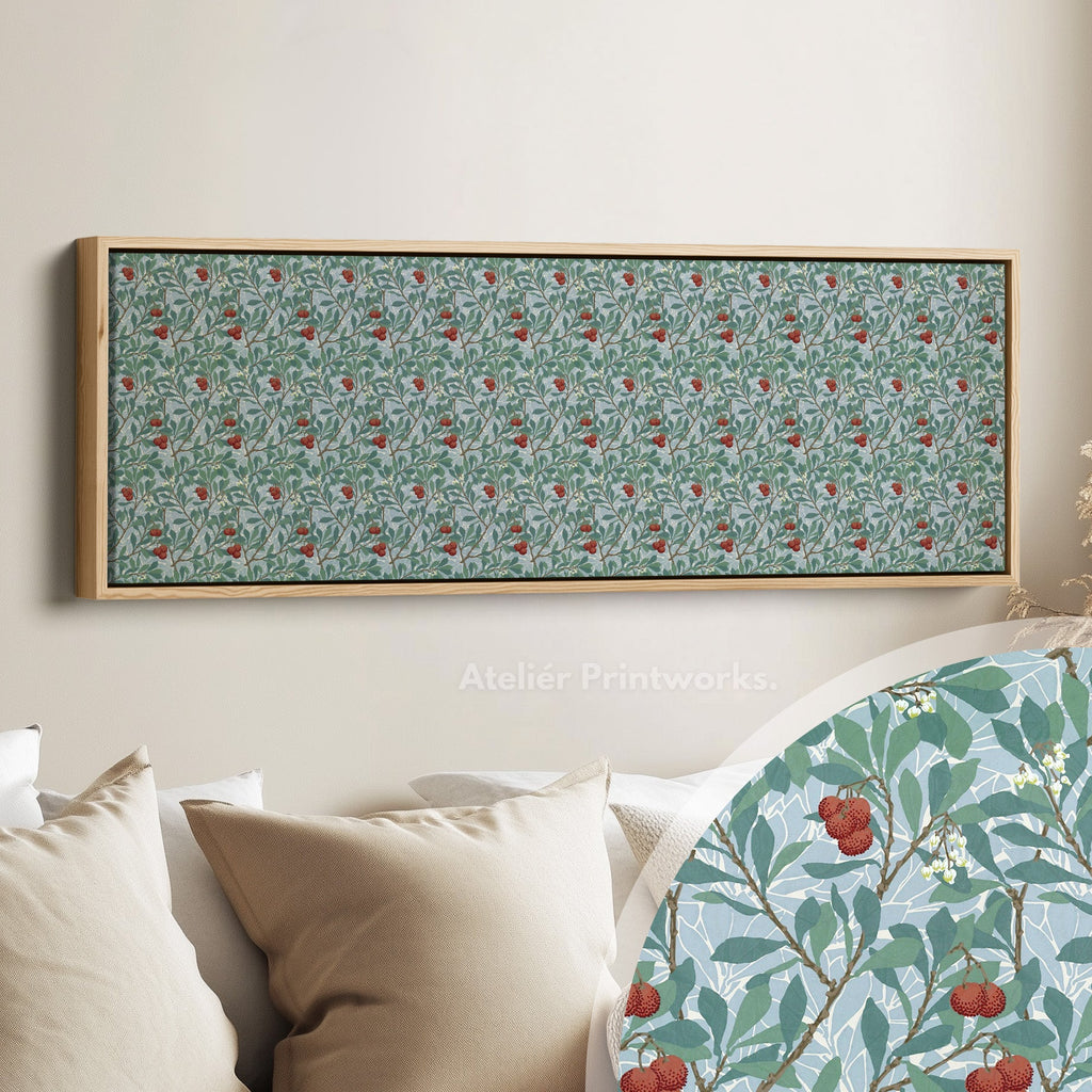 Panoramic Wall Art William Morris Arbutus Botanical