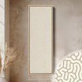 Minimalist Beige Abstract Pattern Vertical Wall Decor