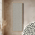 Vertical Long Wall Art Organic Black & Cream Pattern Wall Art