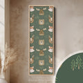 Vertical Kids Room Wall Decor Woodland Animals