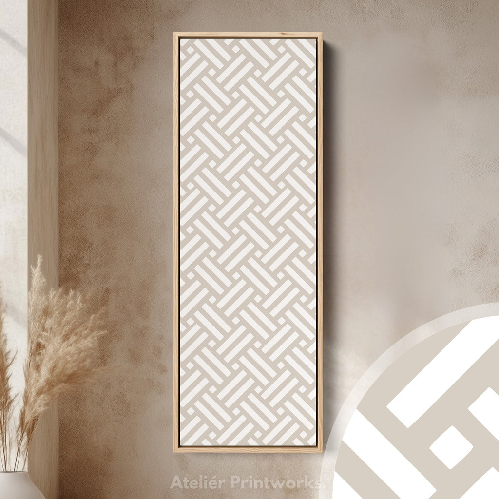 Vertical Tall Narrow Wall Art Modern Abstract