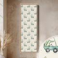 Kids Room Crocodile Long Narrow Vertical Wall Art