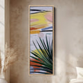 Vertical Wall Art Abstract Sunset