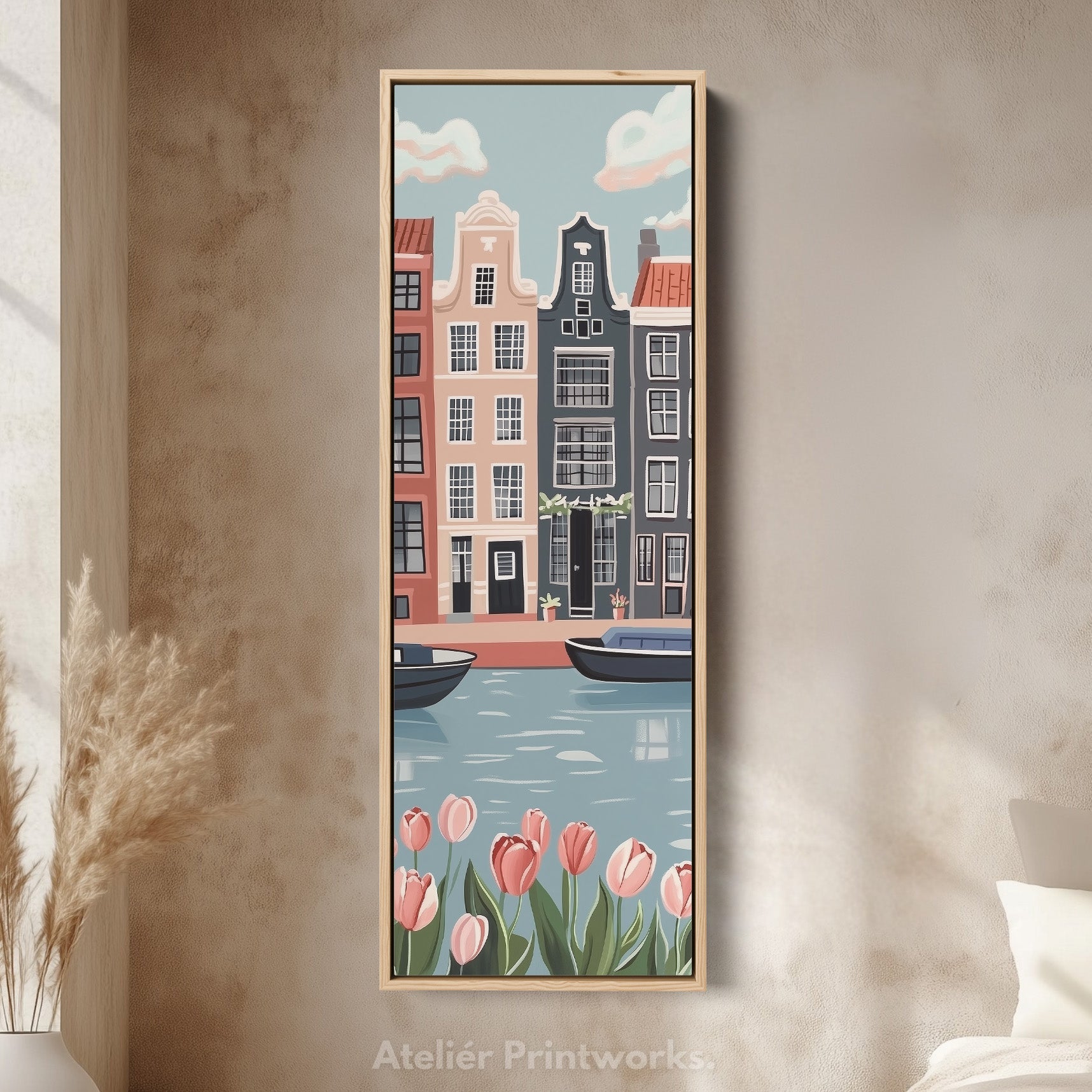 Amsterdam Vertical Bedroom Wall Art