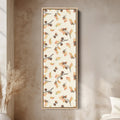 Narrow Wall Art Acorns And Oak Leaves Tall Canvas For Kitchen