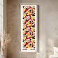 Long Narrow Mid Century Bauhaus Wall Decor