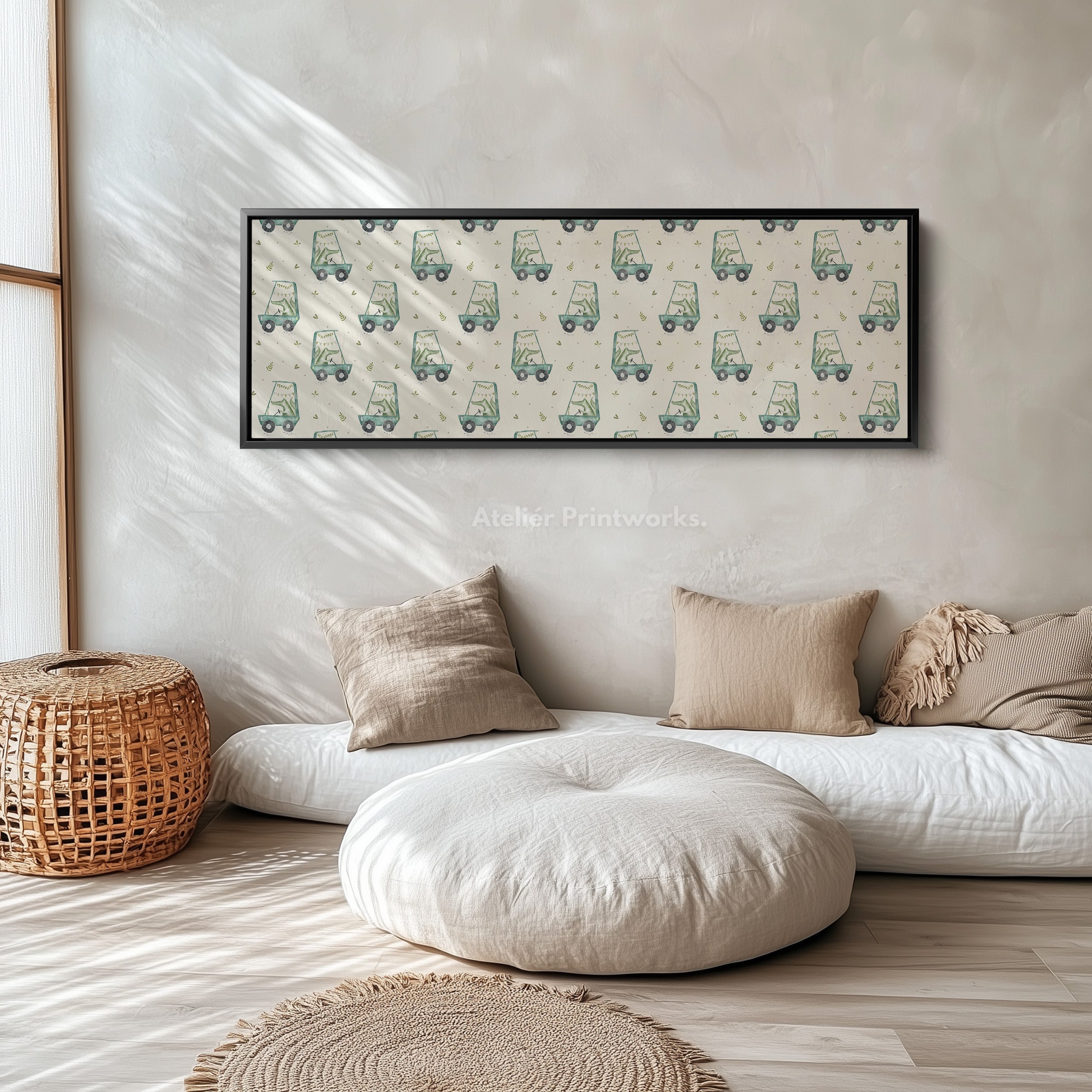 Cute Croc Kids Slim Narrow Wall Decor