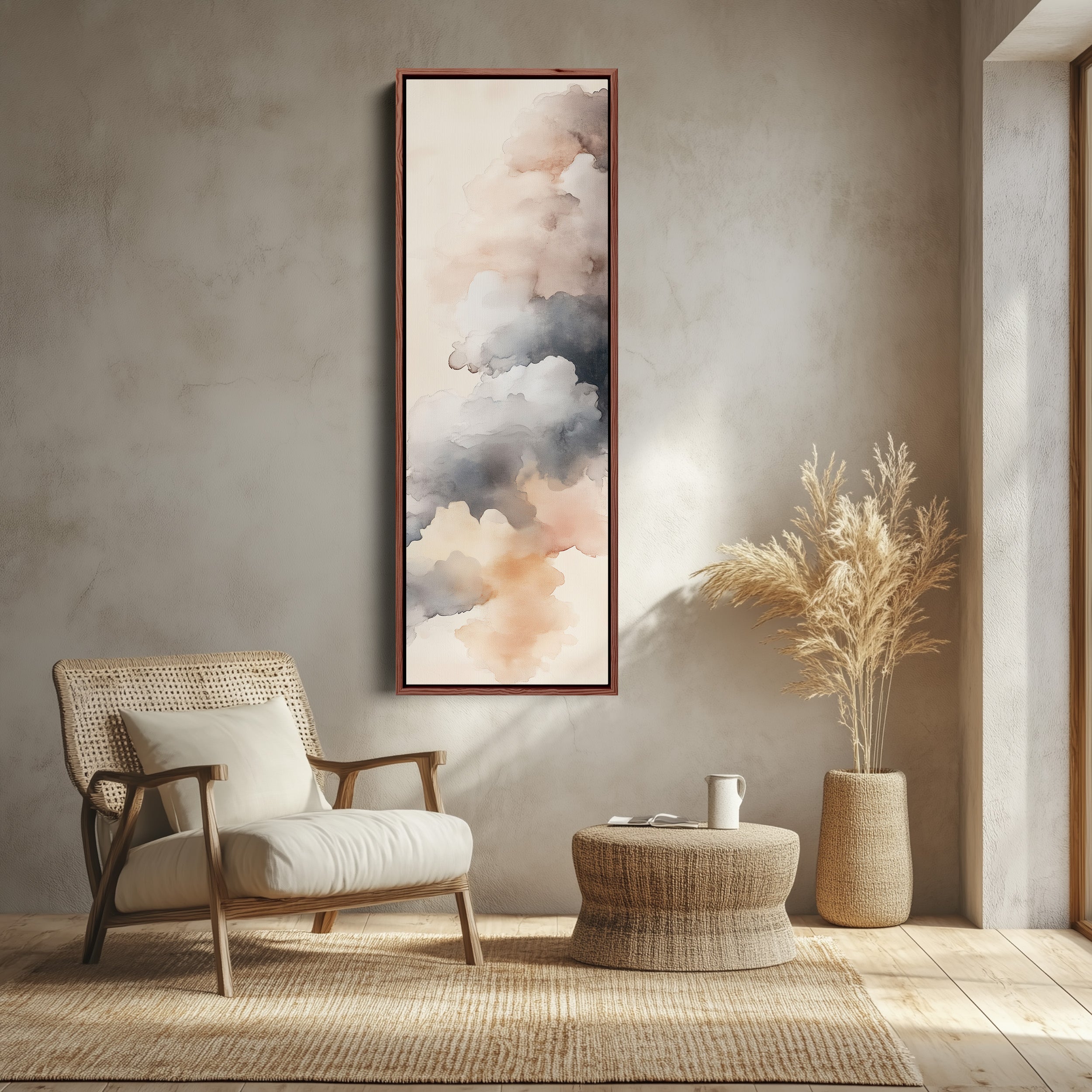Tall Skinny Vertical Cloud Wall Art