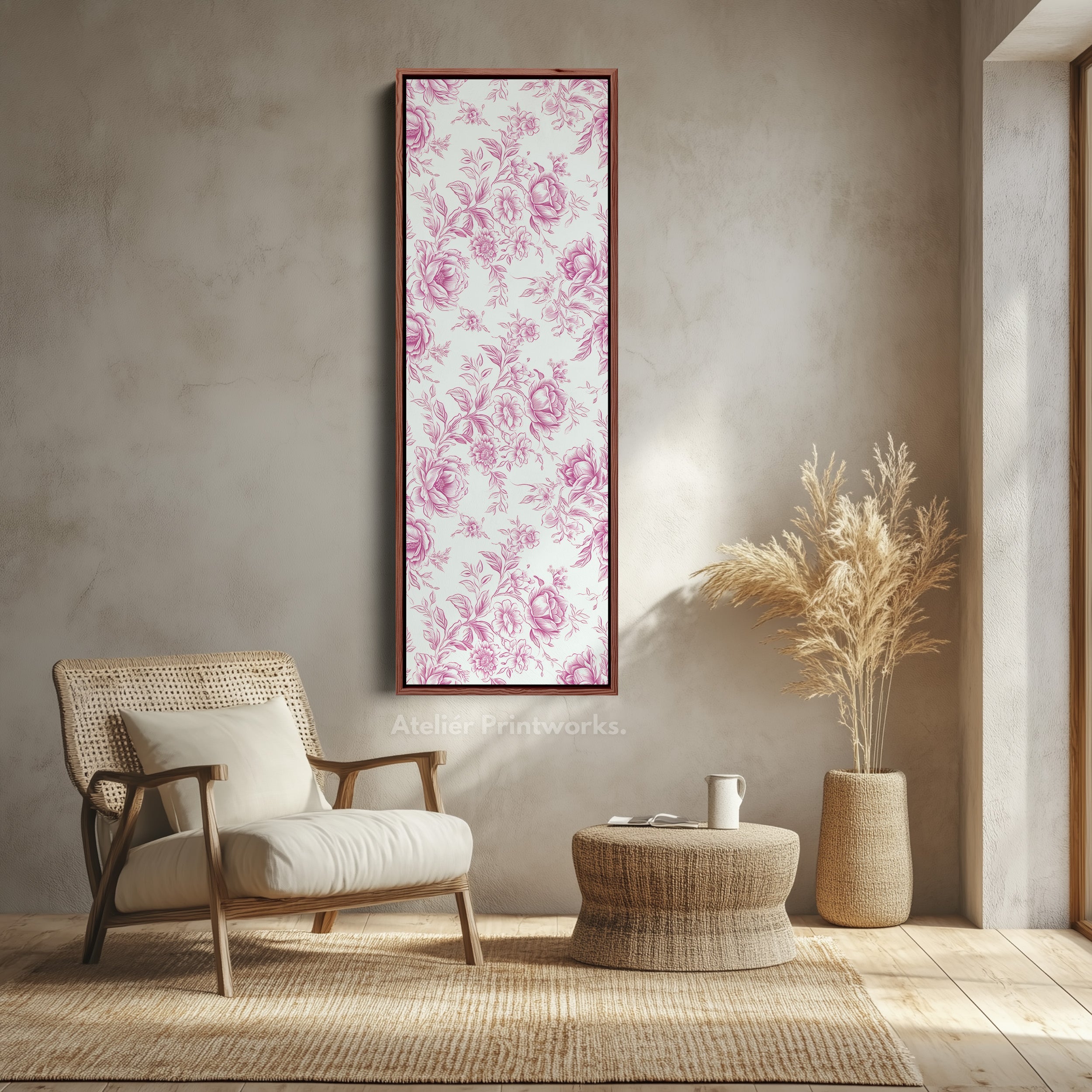 Cottagecore Vintage Framed Floral Wall Art