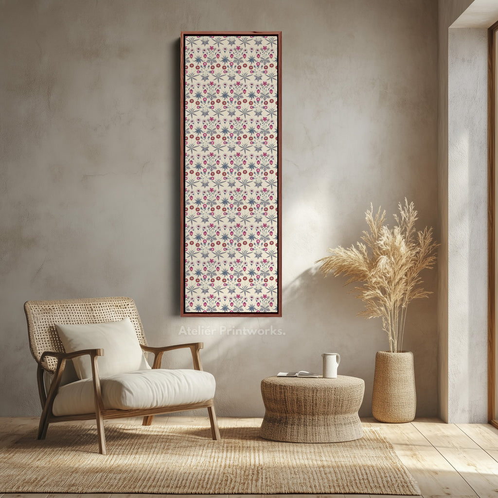 William Morris Daisy Vertical Long Narrow Wall Art