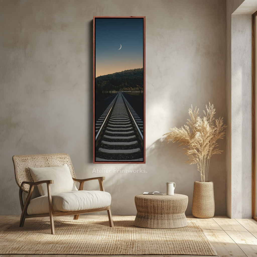 Railway Narrow Vertical Wall Art