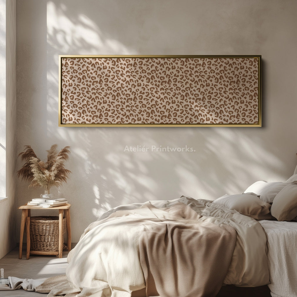 Leopard Print Long Horizontal Wall Decor