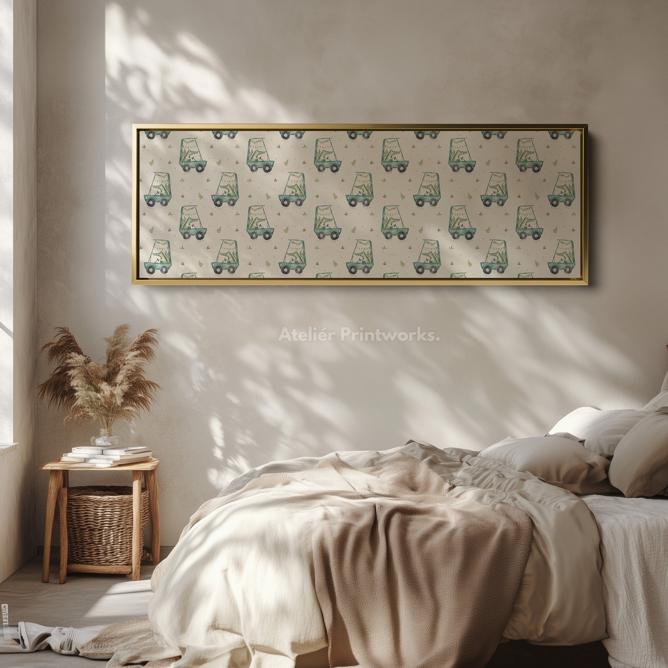 Cute Croc Kids Slim Narrow Wall Decor