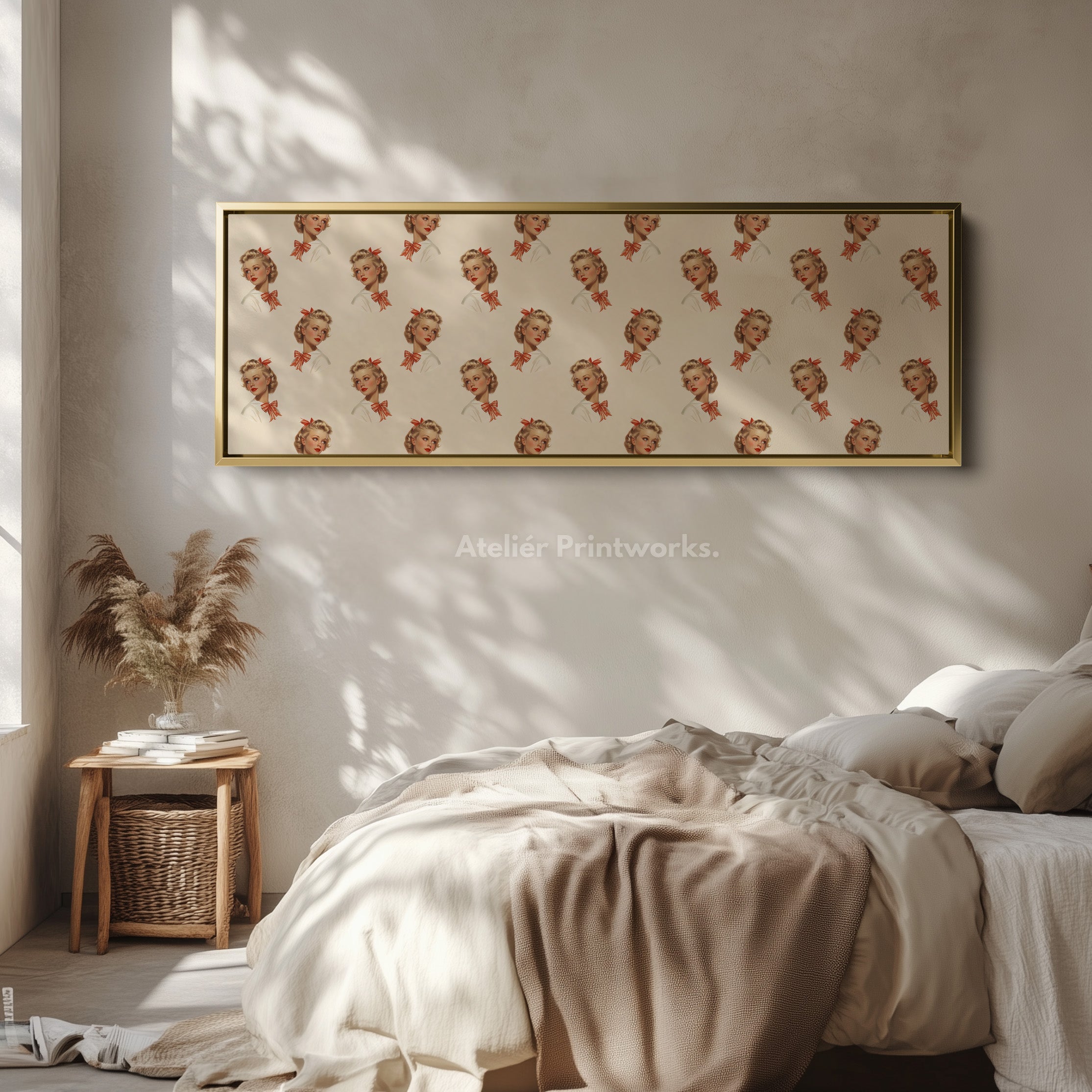 The Vintage Lady Long Narrow Wall Decor