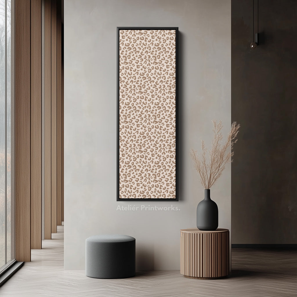 Leopard Print Vertical Tall Long Wall Art