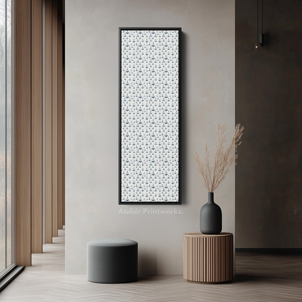 Nautical Theme Long Vertical Wall Decor Anchors