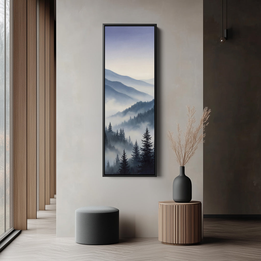 Bedroom Wall Art Soft Mountain Landscape Statement Wall Decor For Bedroom