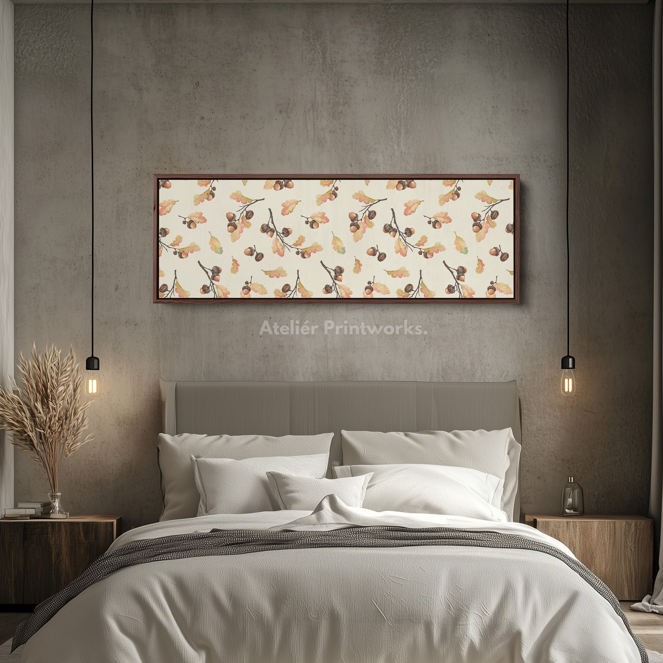 Acorn Above Bed Wall Art