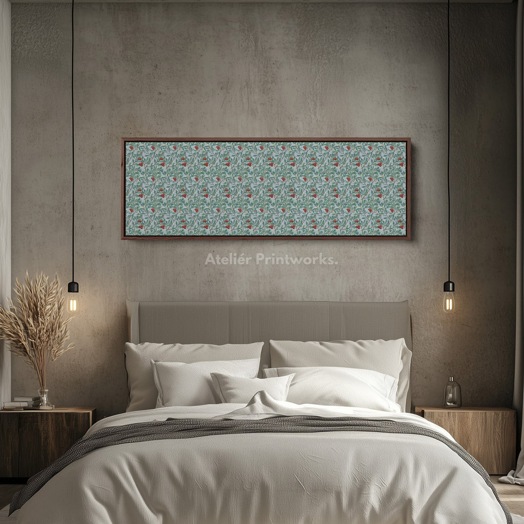 Panoramic Wall Art William Morris Arbutus Botanical