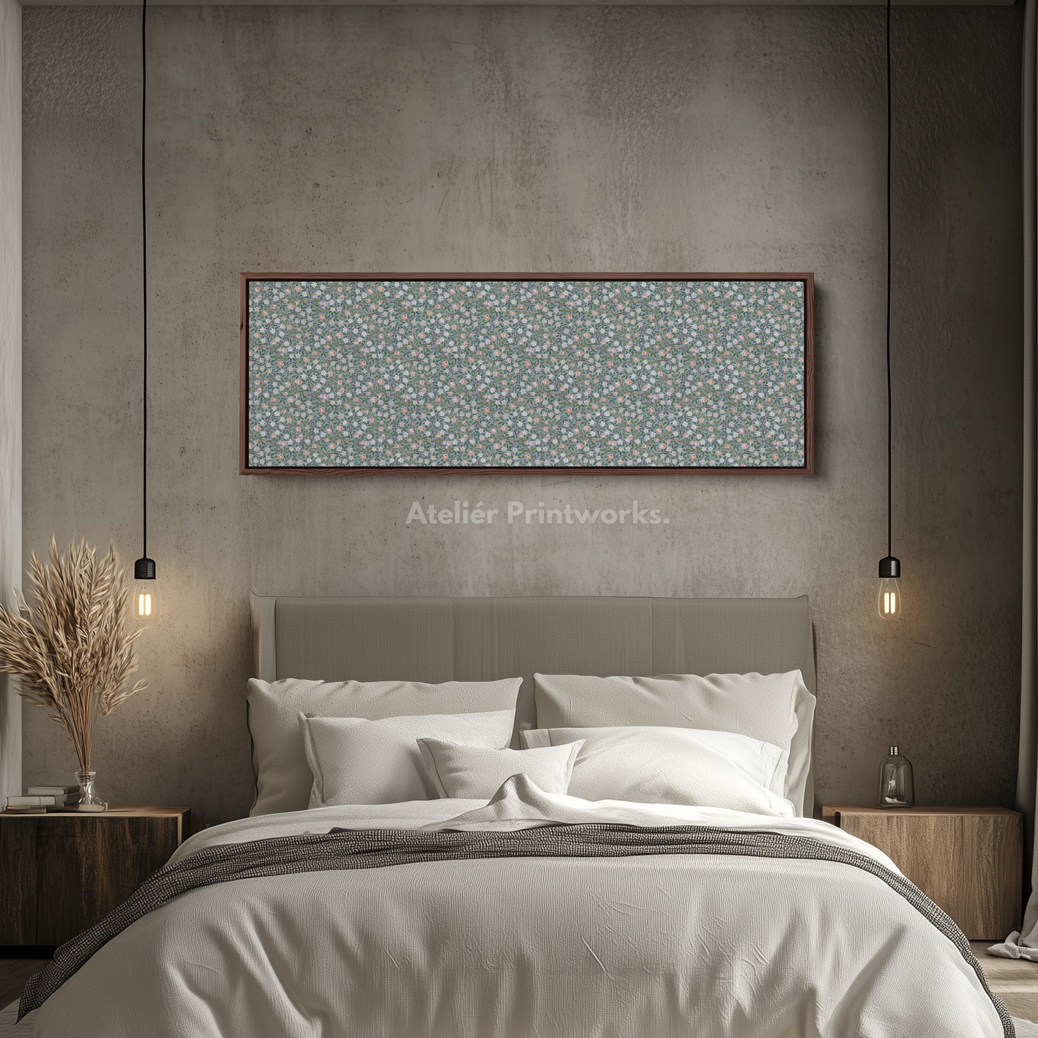 Horizontal Wall Art William Morris Clover