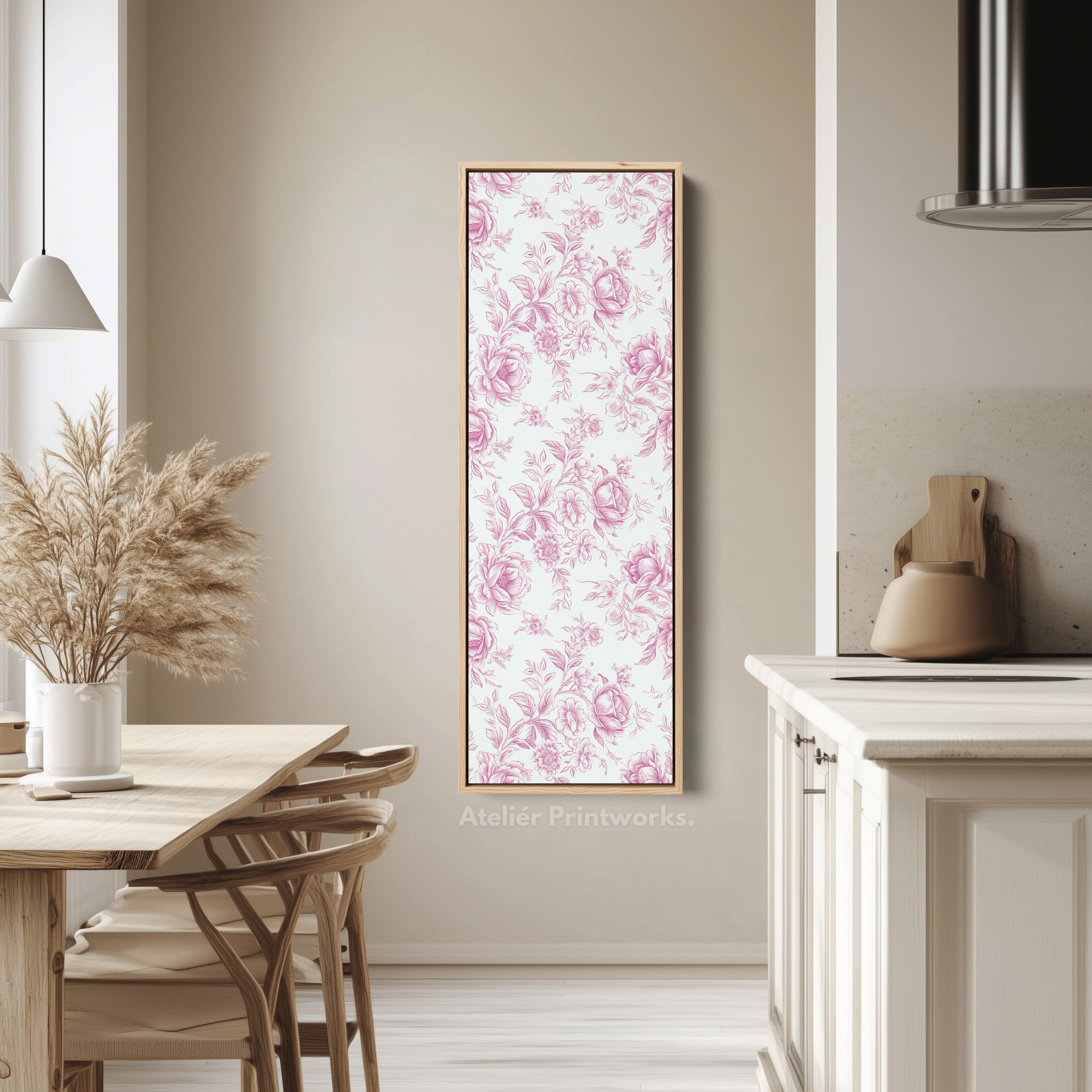 Cottagecore Vintage Framed Floral Wall Art