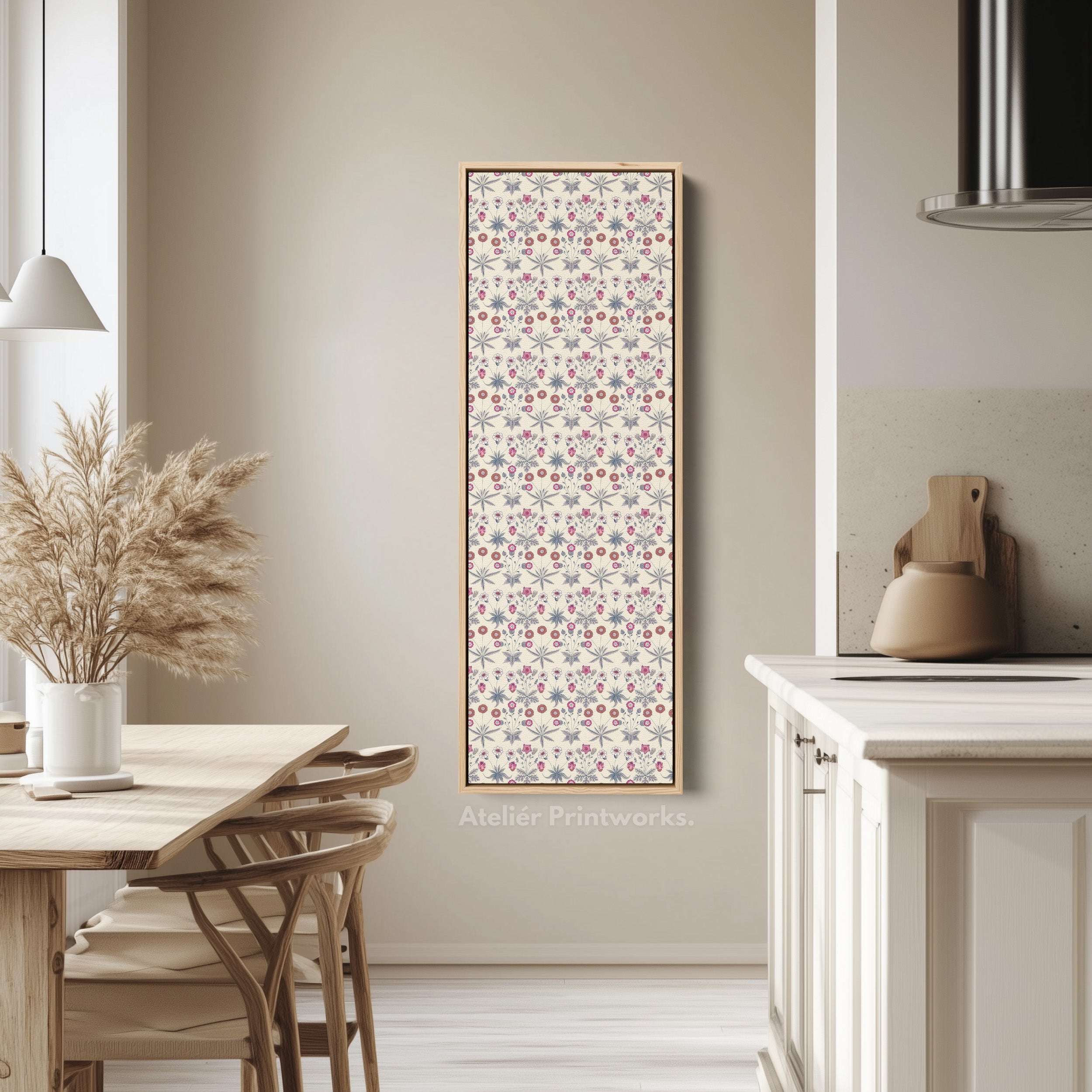 William Morris Daisy Vertical Long Narrow Wall Art