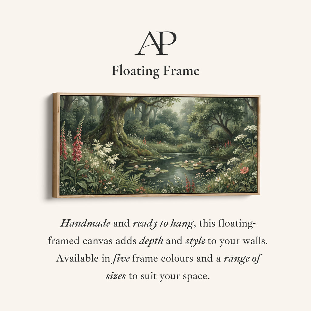 Woodland Pond Bedroom Wall Art Oversized Wall Decor For Hallway