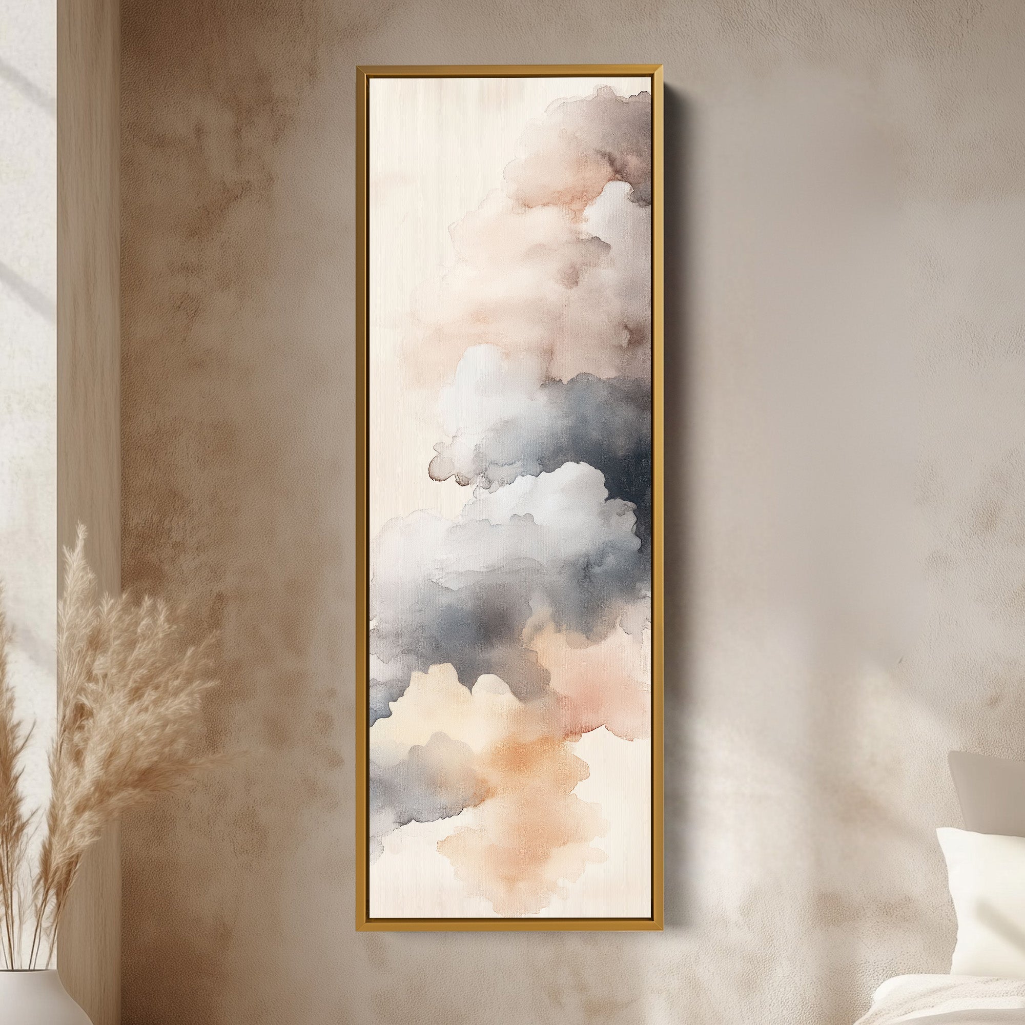 Tall Skinny Vertical Cloud Wall Art