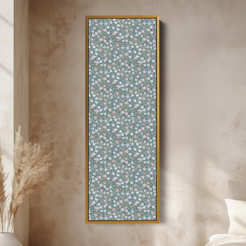 William Morris Clover Vertical Long Narrow Wall Art