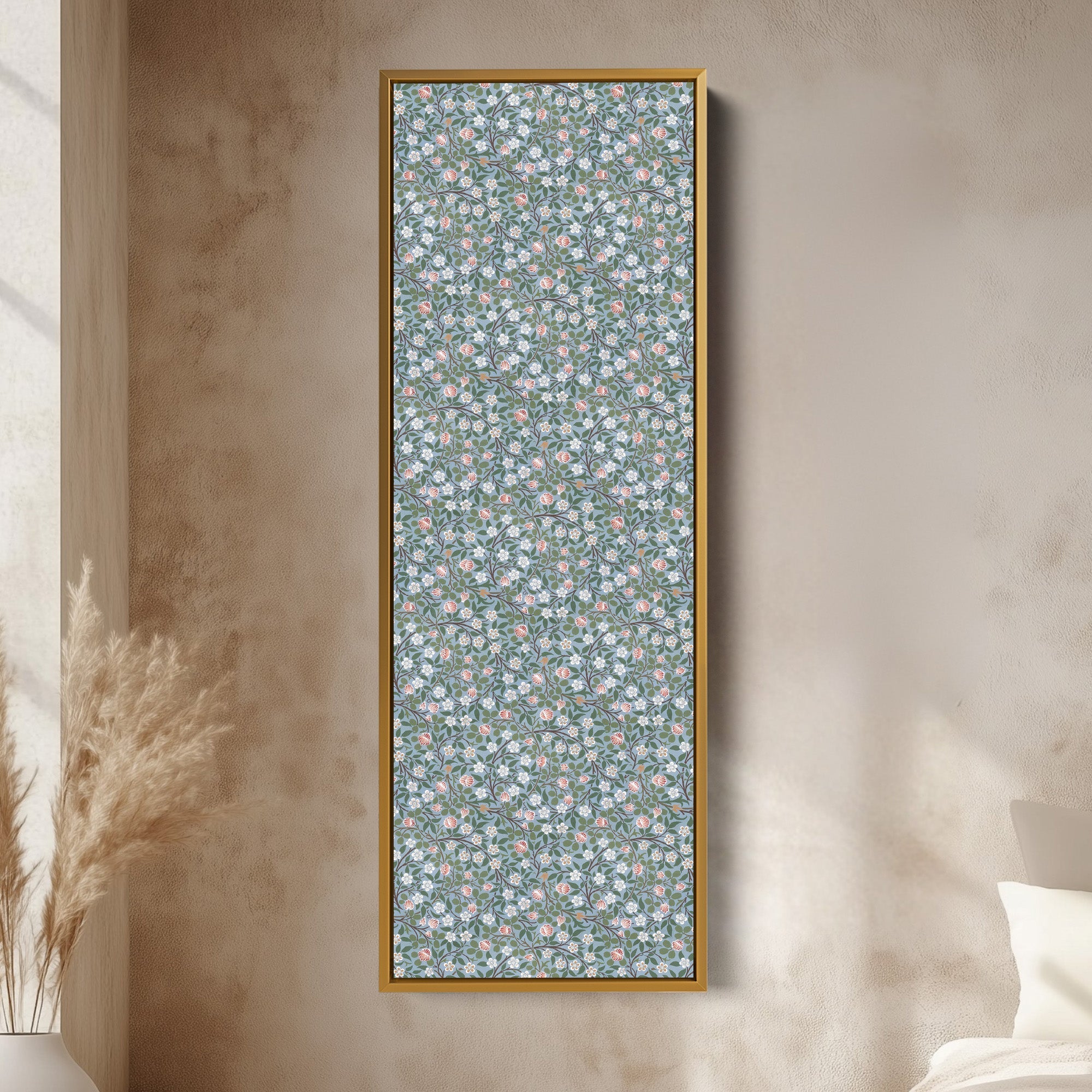 William Morris Clover Vertical Long Narrow Wall Art