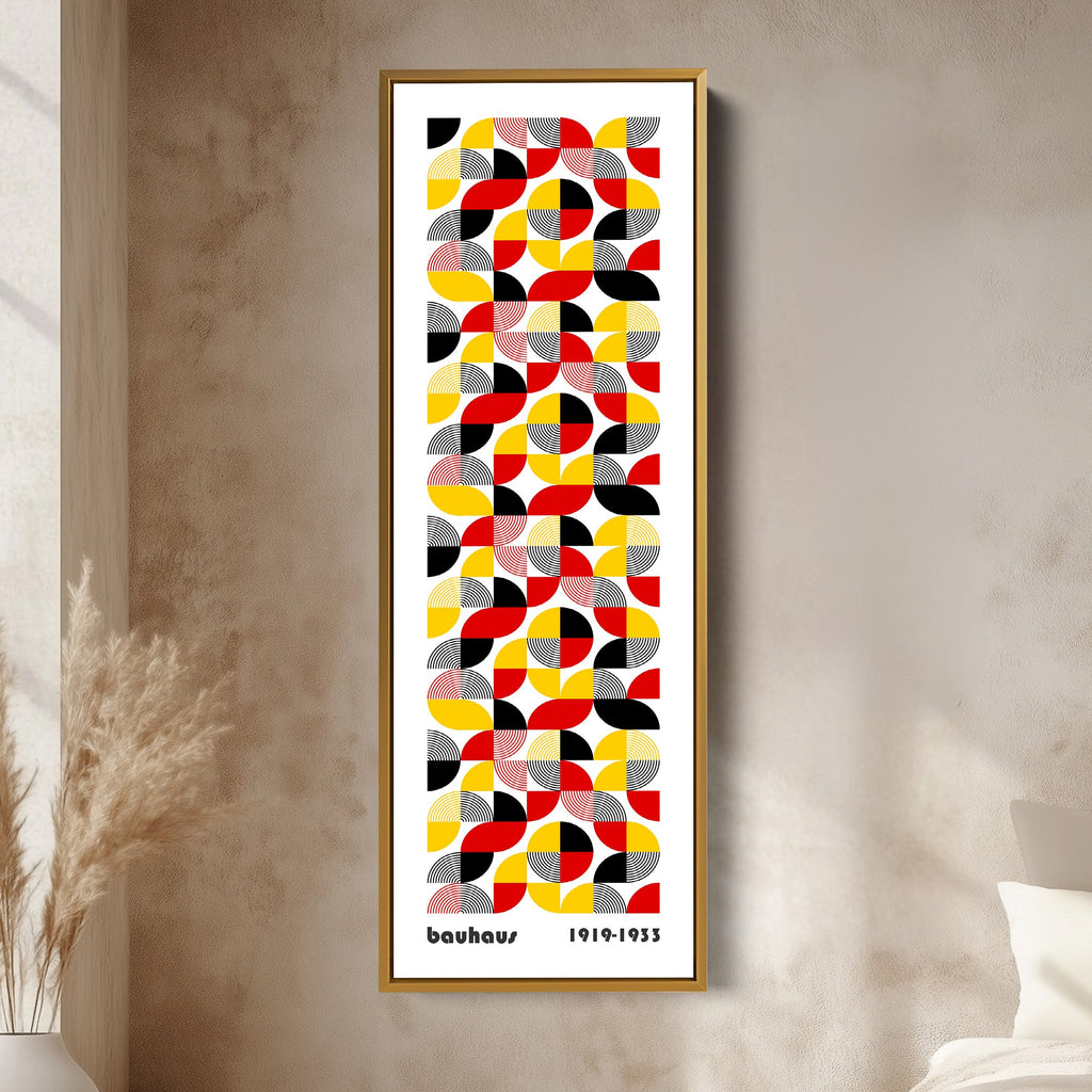 Long Narrow Mid Century Bauhaus Wall Decor