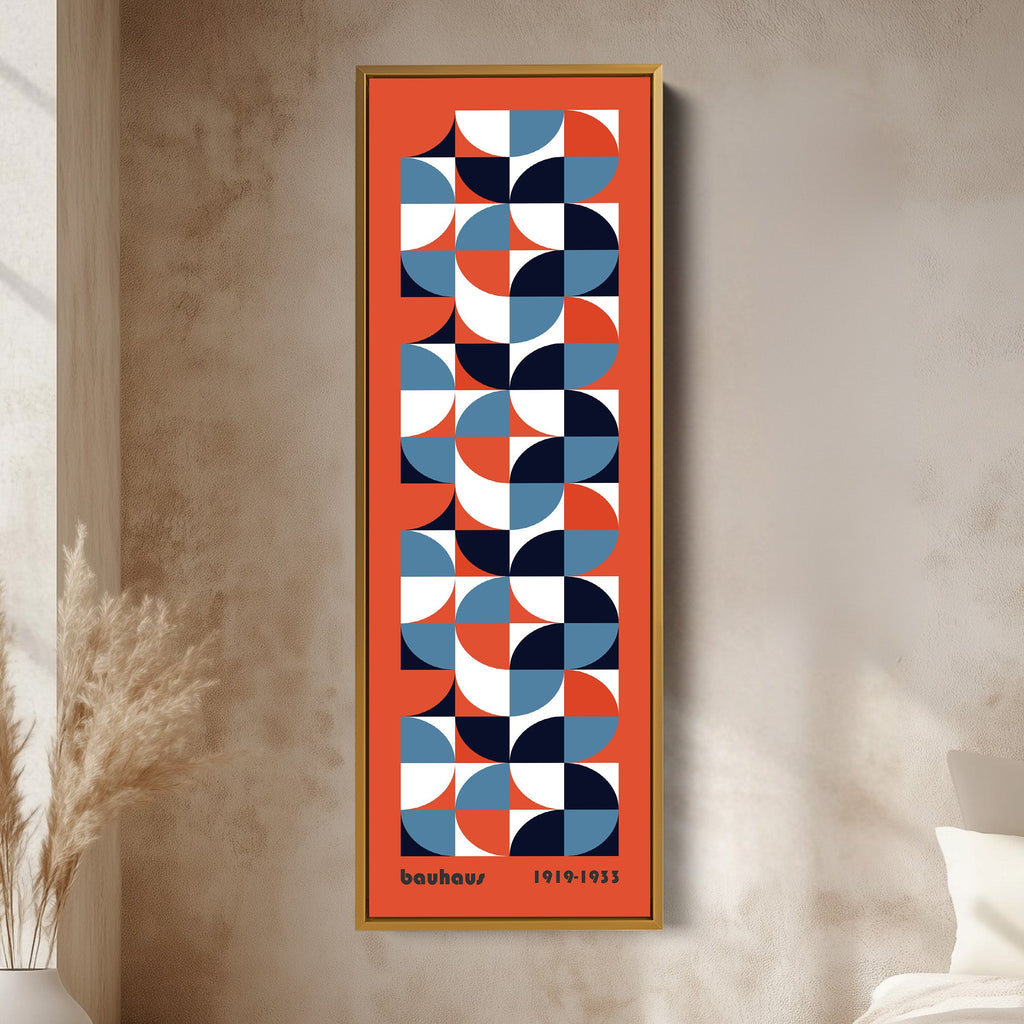 Vertical Pink Terracotta Decor Bauhaus Mid Century