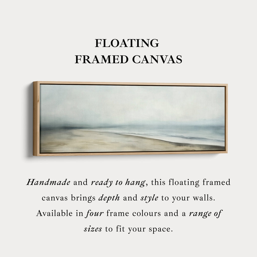 Abstract Beach Seascape Long Horizontal Wall Art