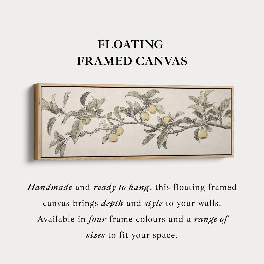 Apple Tree Above Bed Decor Framed Canvas Wall Decor