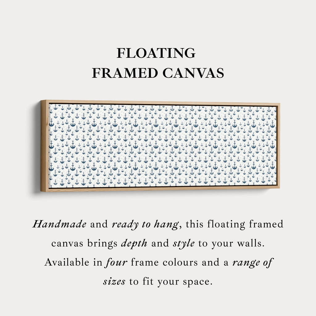 Nautical Anchor Slim Horizontal Wall Art