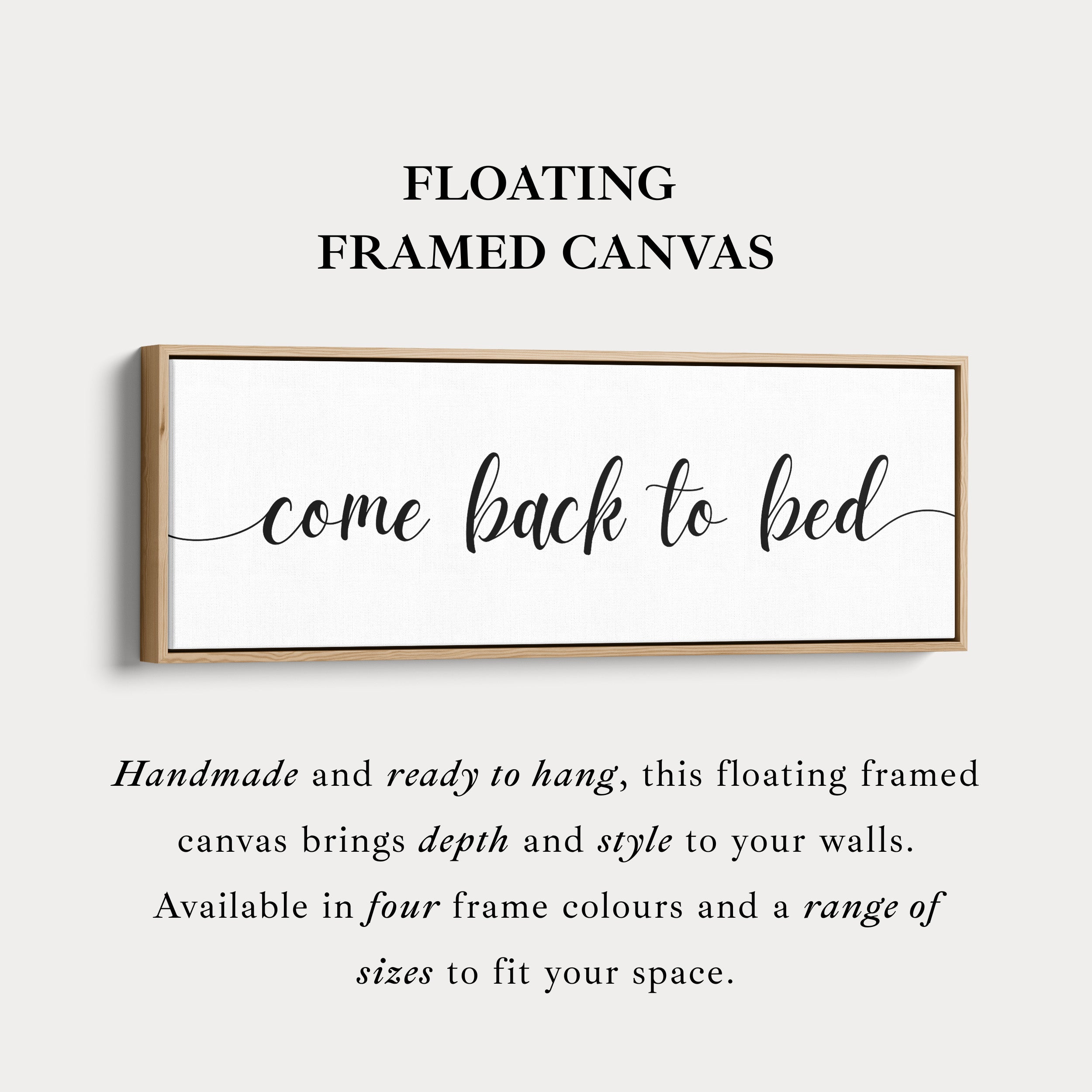 Large Narrow Above Bed Decor