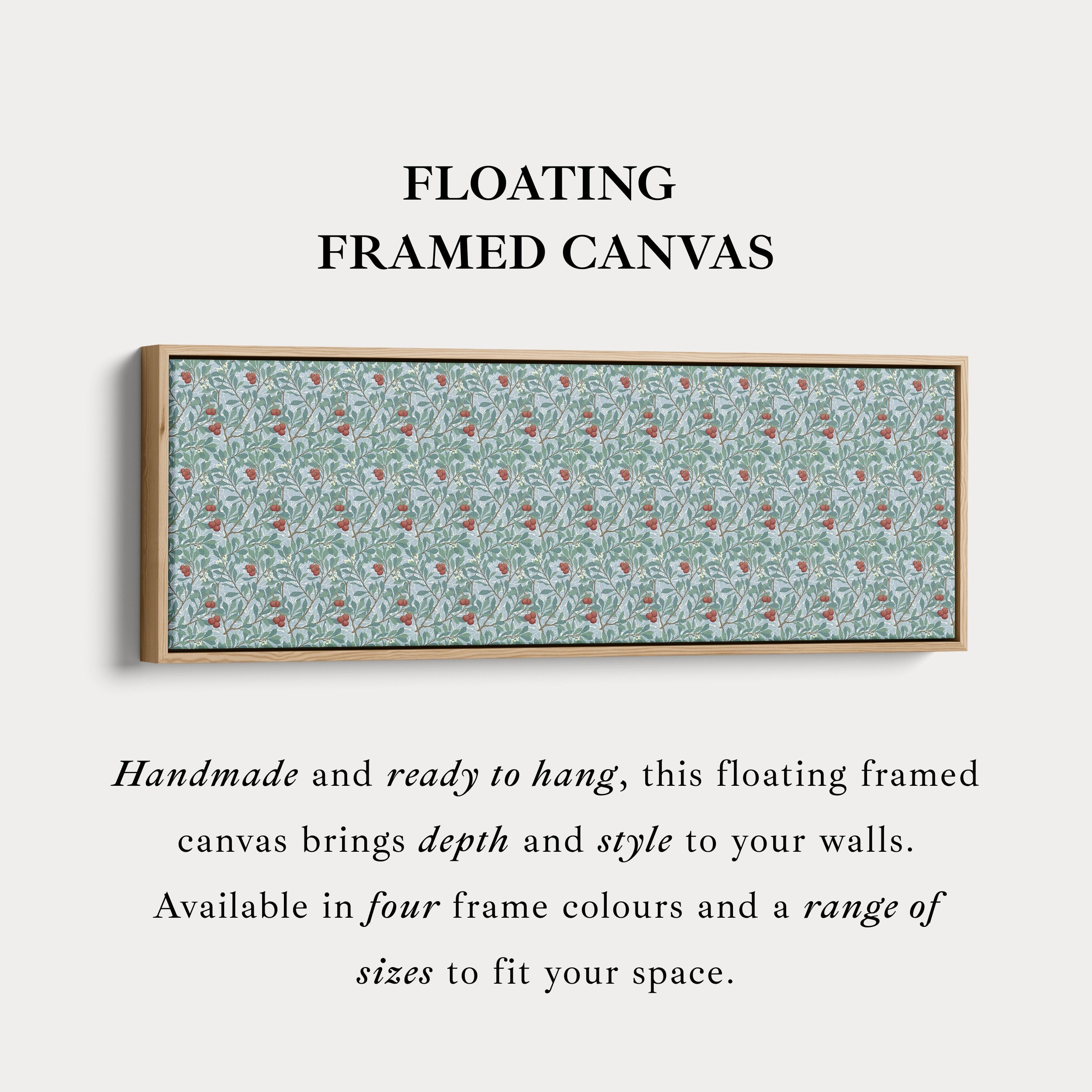 Panoramic Wall Art William Morris Arbutus Botanical