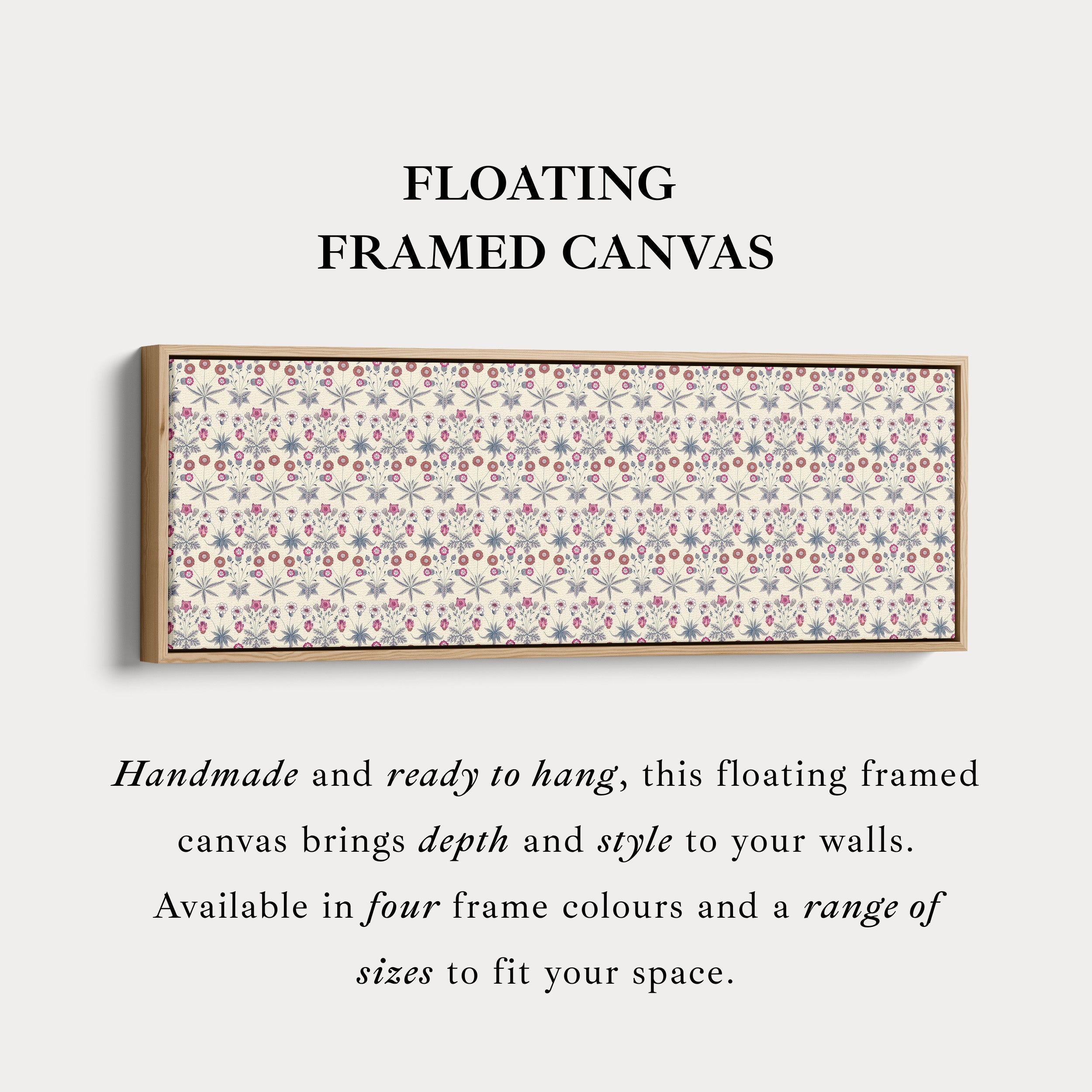 Horizontal Wall Art William Morris Daisy
