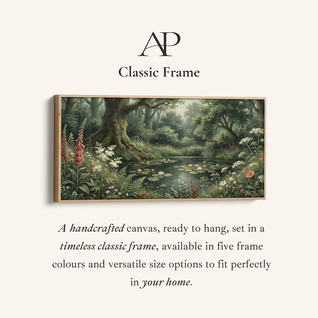 Woodland Pond Bedroom Wall Art Oversized Wall Decor For Hallway