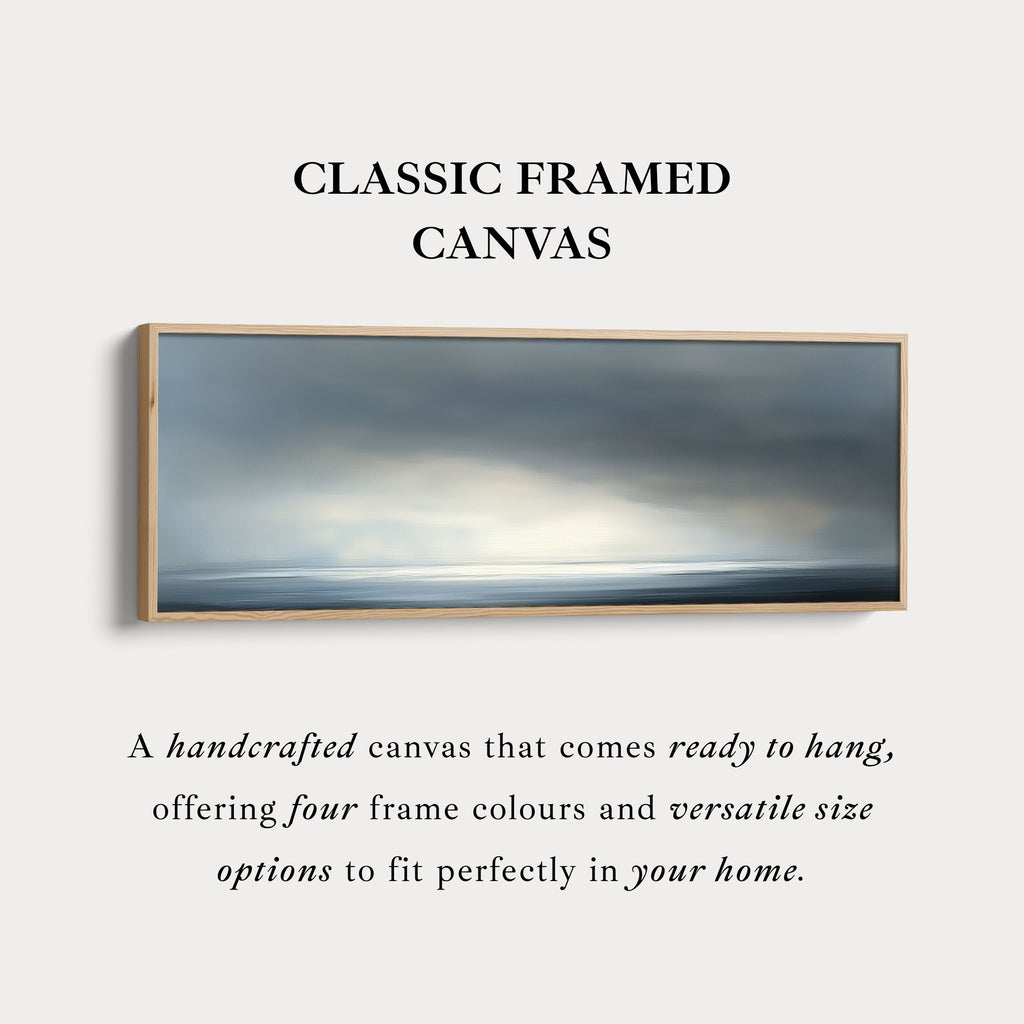 Abstract Sunset Long Skinny Above Bed Wall Decor