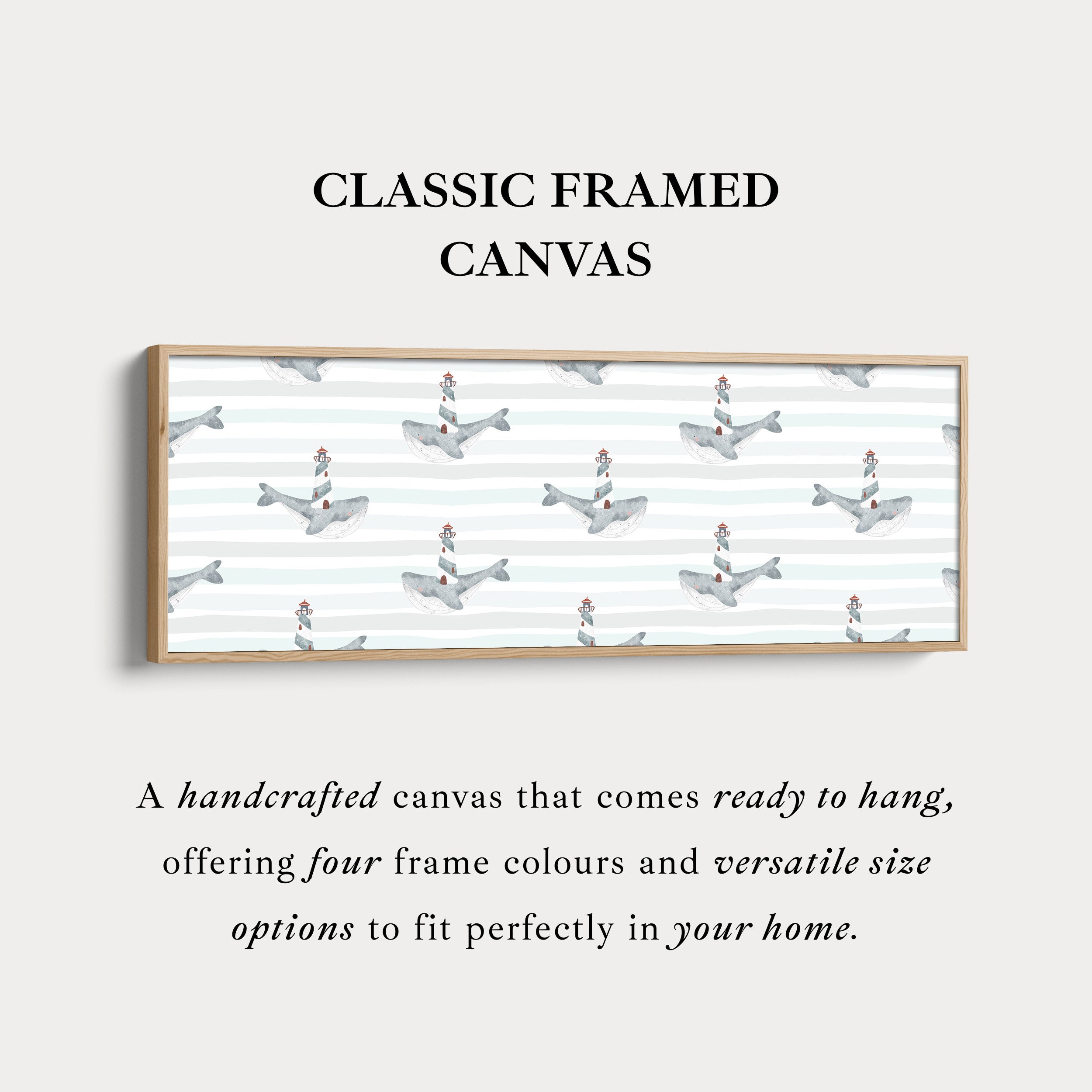 Horizontal Nursery Kids Room Wall Art