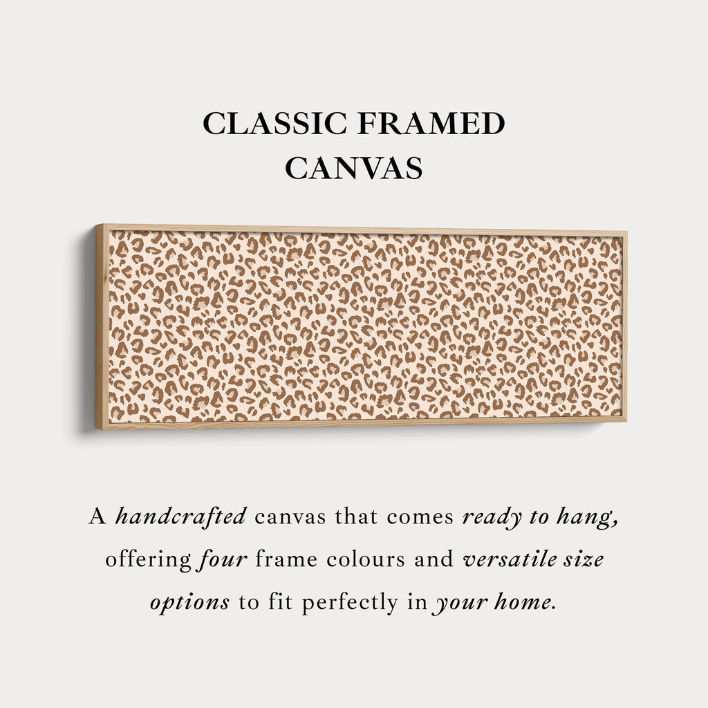 Leopard Print Long Horizontal Wall Decor